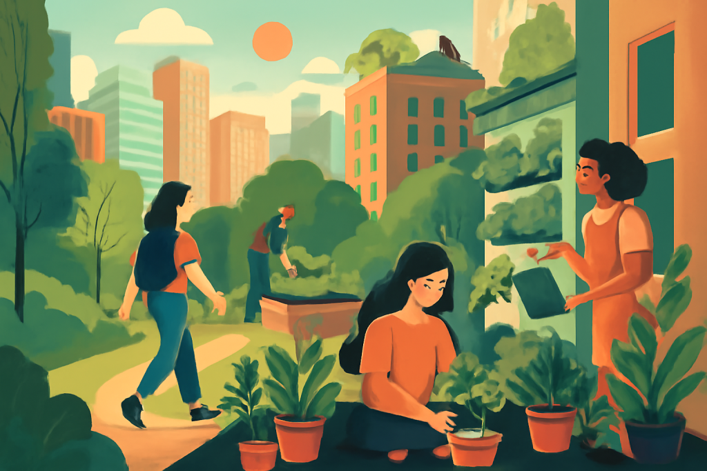 Reconnect with Nature in Urban Spaces