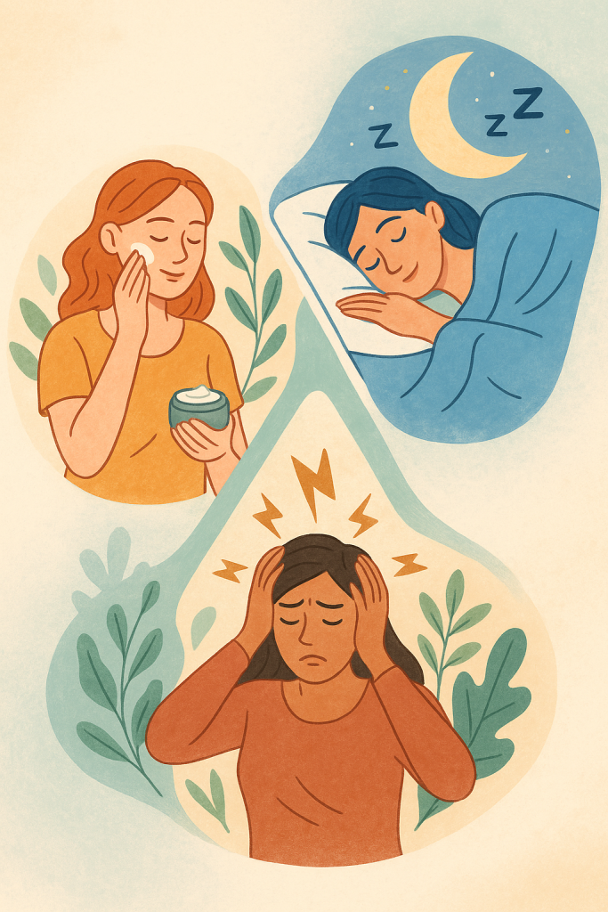 Skincare, Sleep, and Stress