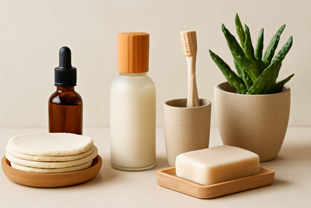 sustainable beauty routine