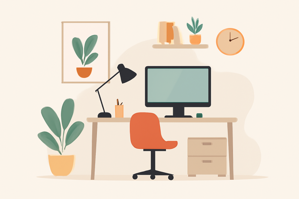minimalist workspace