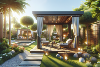 affordable backyard oasis