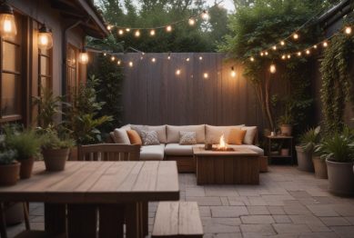 small outdoor space transformation