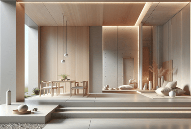minimalist calm space design