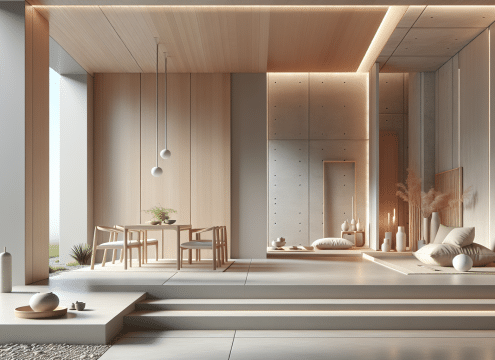 minimalist calm space design