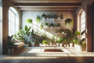 indoor plants small spaces