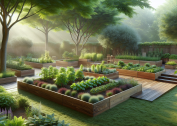 raised garden beds outdoor spaces